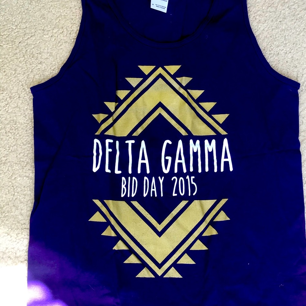 Delta Gamma bid day tank